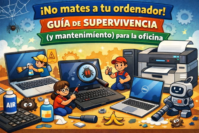 ¡No mates a tu ordenador! Guía de supervivencia (y mantenimiento) para la oficina